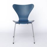 2 chaises Arne Jacobsen Série 7 – Modèle 3107 – Fritz Hansen Vintage années 1950