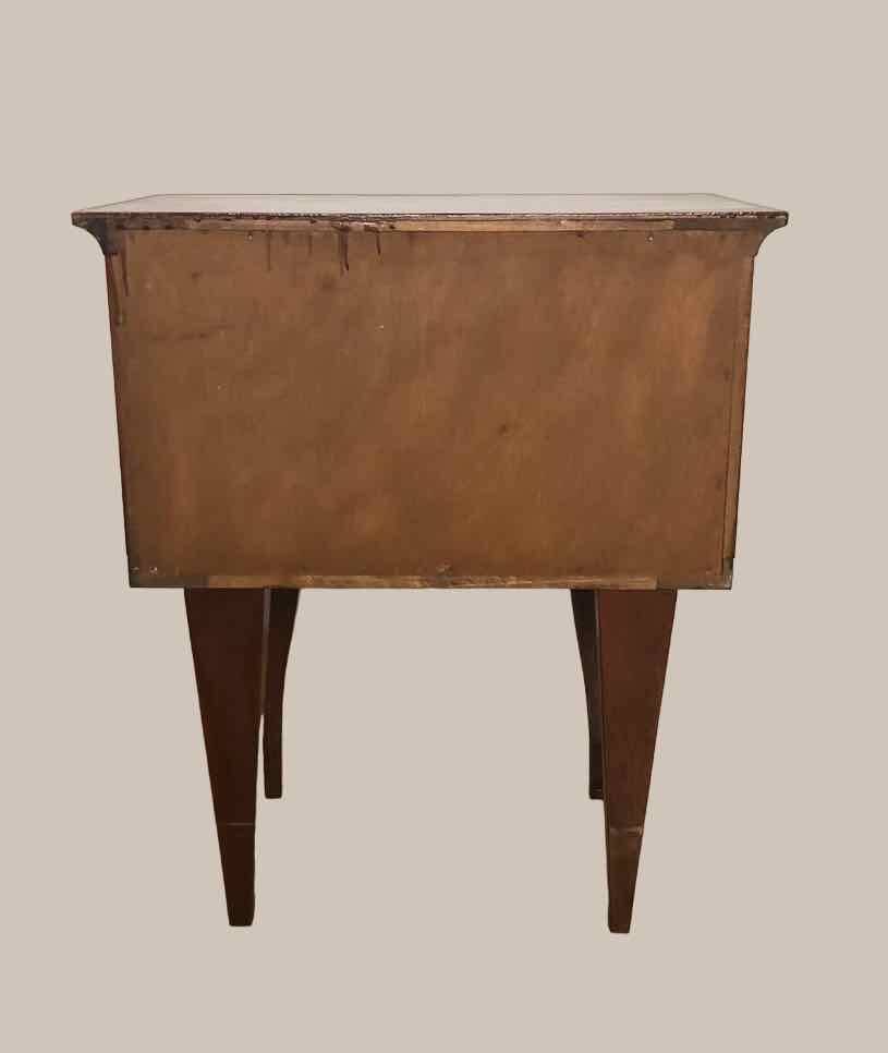 Table de chevet vintage pieds fuseau