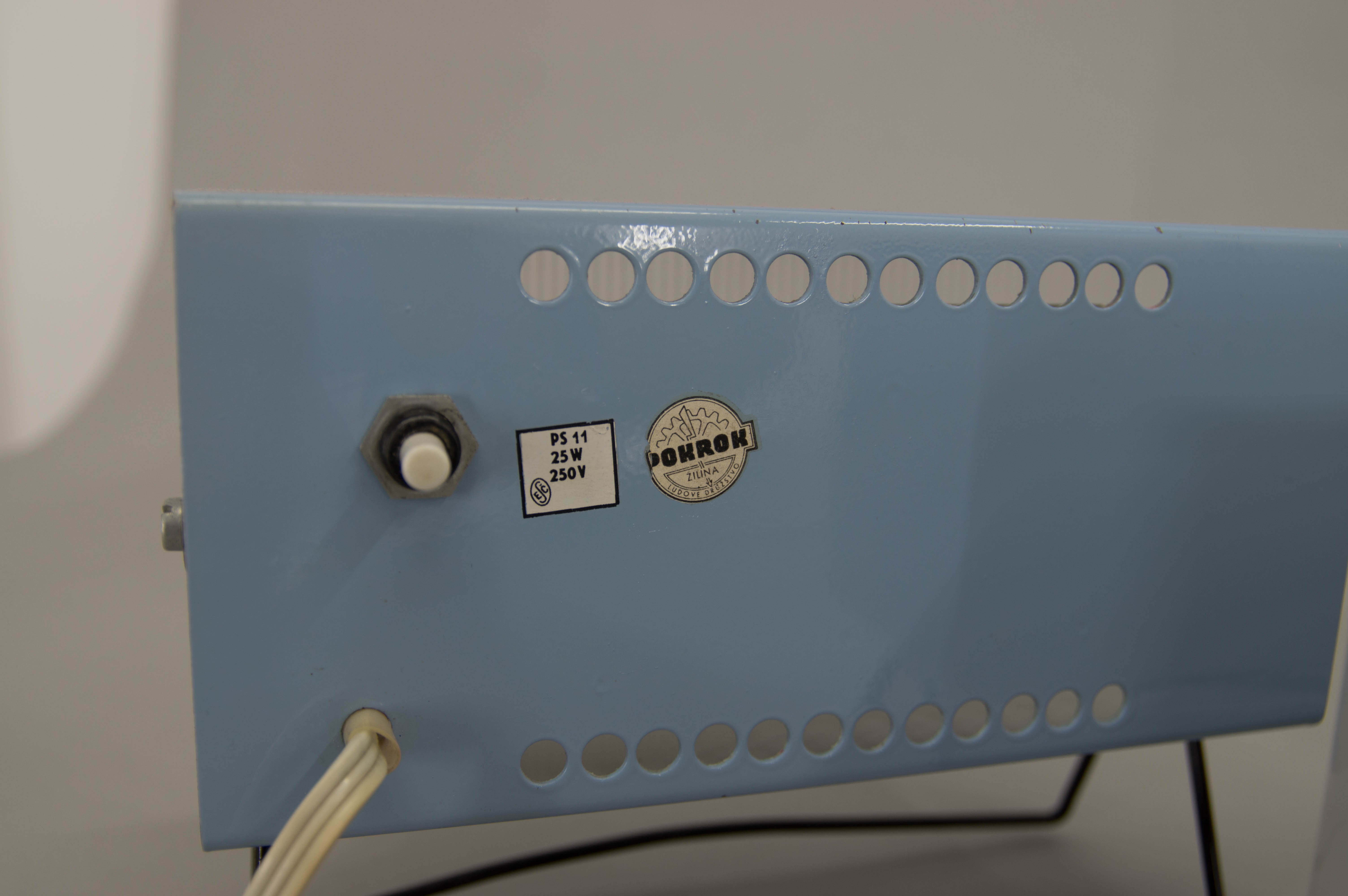 Set of two table lamps by pokrok zilina, 1960s