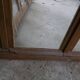 4 old solid oak windows from the early 20th century