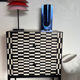 Commode en marqueterie de damier