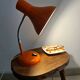 Orange desk or bedside lamp from the 50s