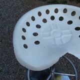 Pair of Etienne Fermigier designer stools, Mirima mower model, publisher