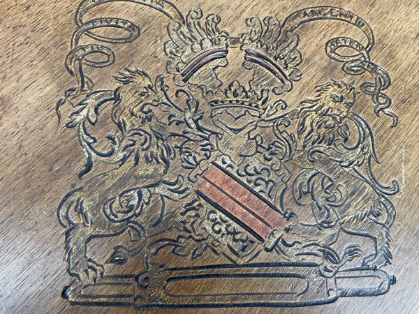 Console sellette Art Nouveau Jugendstil noyer 1900