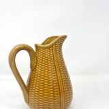 Brown Belgian ceramic pitcher