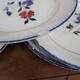 10 old Saint-Amand semi-deep plates, "Nelly" model