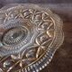 Original semi-hollow crystal dish