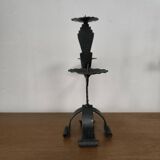 Wrought iron candle holder circa 1960