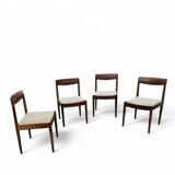 4 Scandinavian teak dining chairs / 1970s