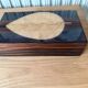 Varnished wooden cigar box
