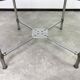 Vintage aluminium dining set
