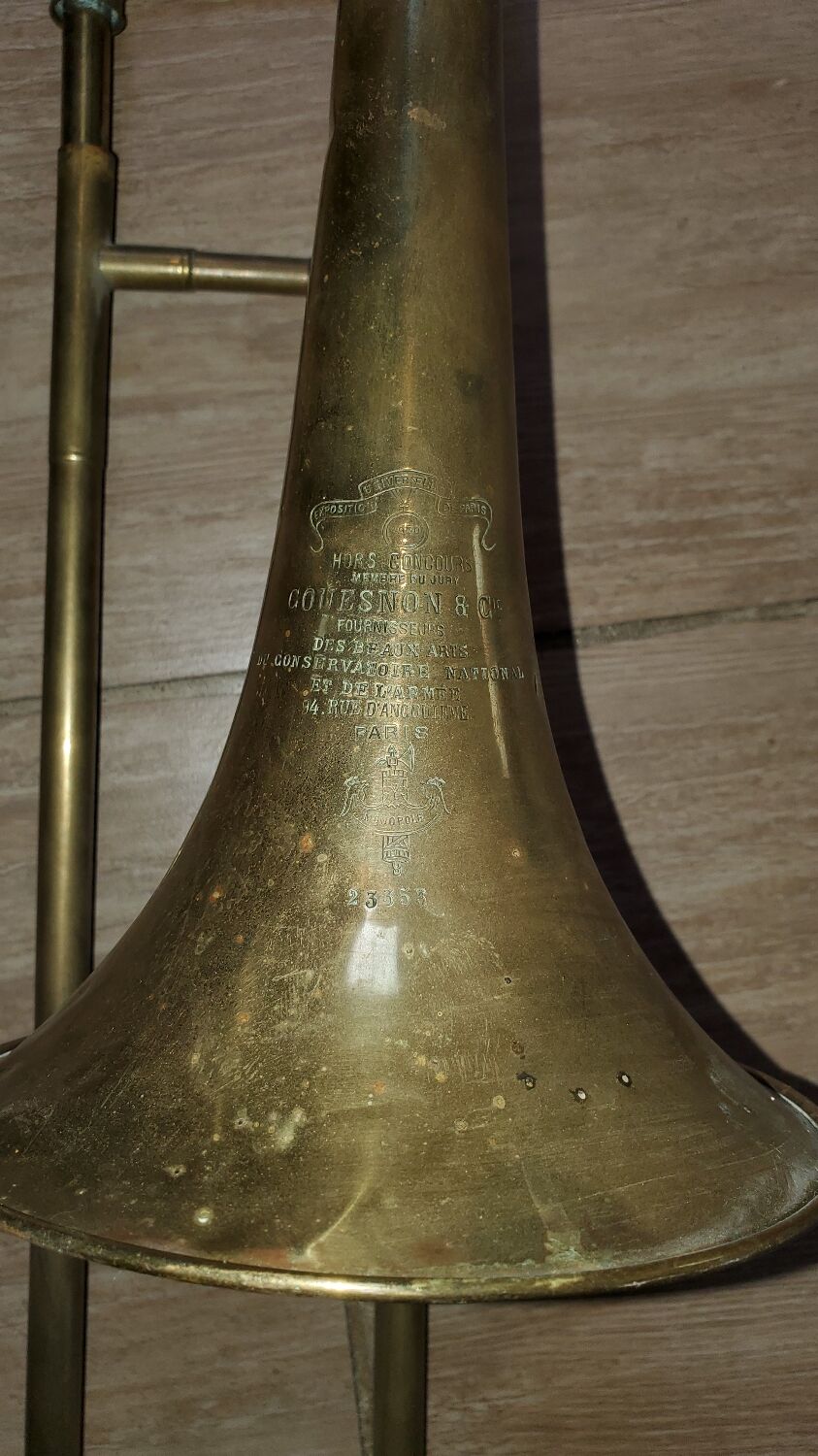 Couesnon 1900 slide trombone