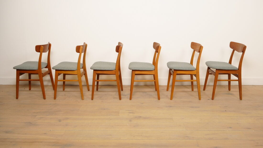 6 x dining chair | Farstrup | Model 210 | Reupholstered