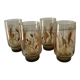 4 glasses smoked luminarc tivoli