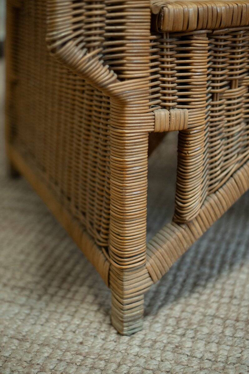 Ascona model wicker chairs by Vivai Del Sud, 1970s, set of 2