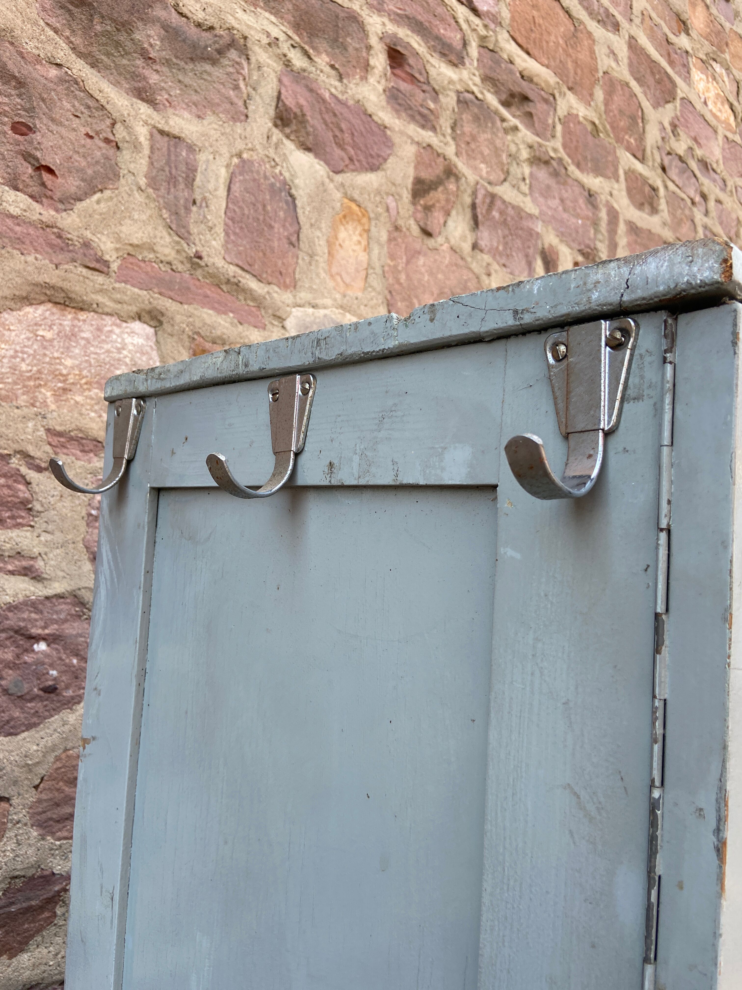 Industrial wood cloakroom 1920