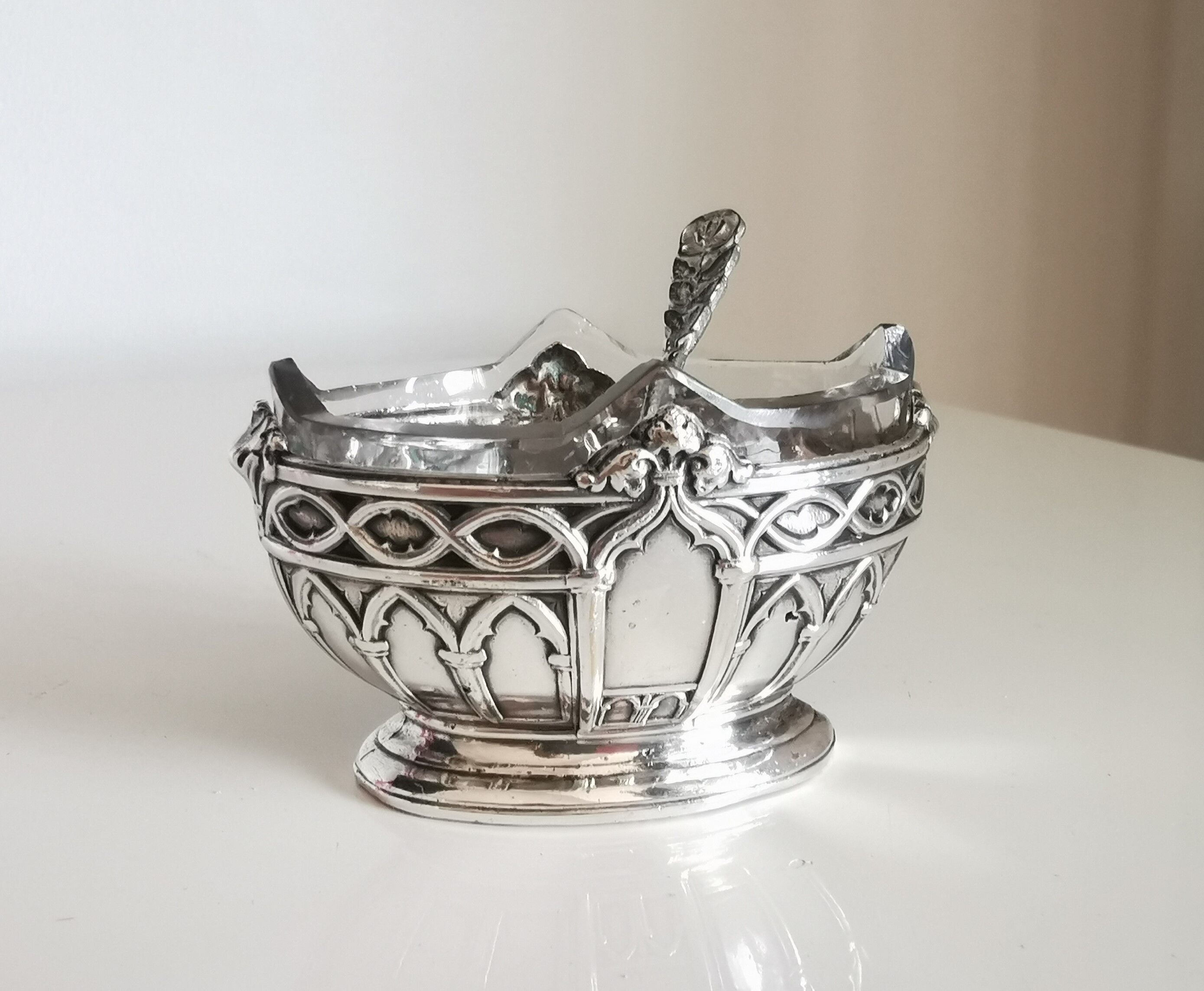 Salière et cuillère style empire