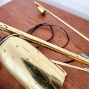 Lustre en laiton par Rupert Nikoll
