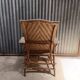 Sun lounger - Deck chair - Vintage rattan wicker chaise longue