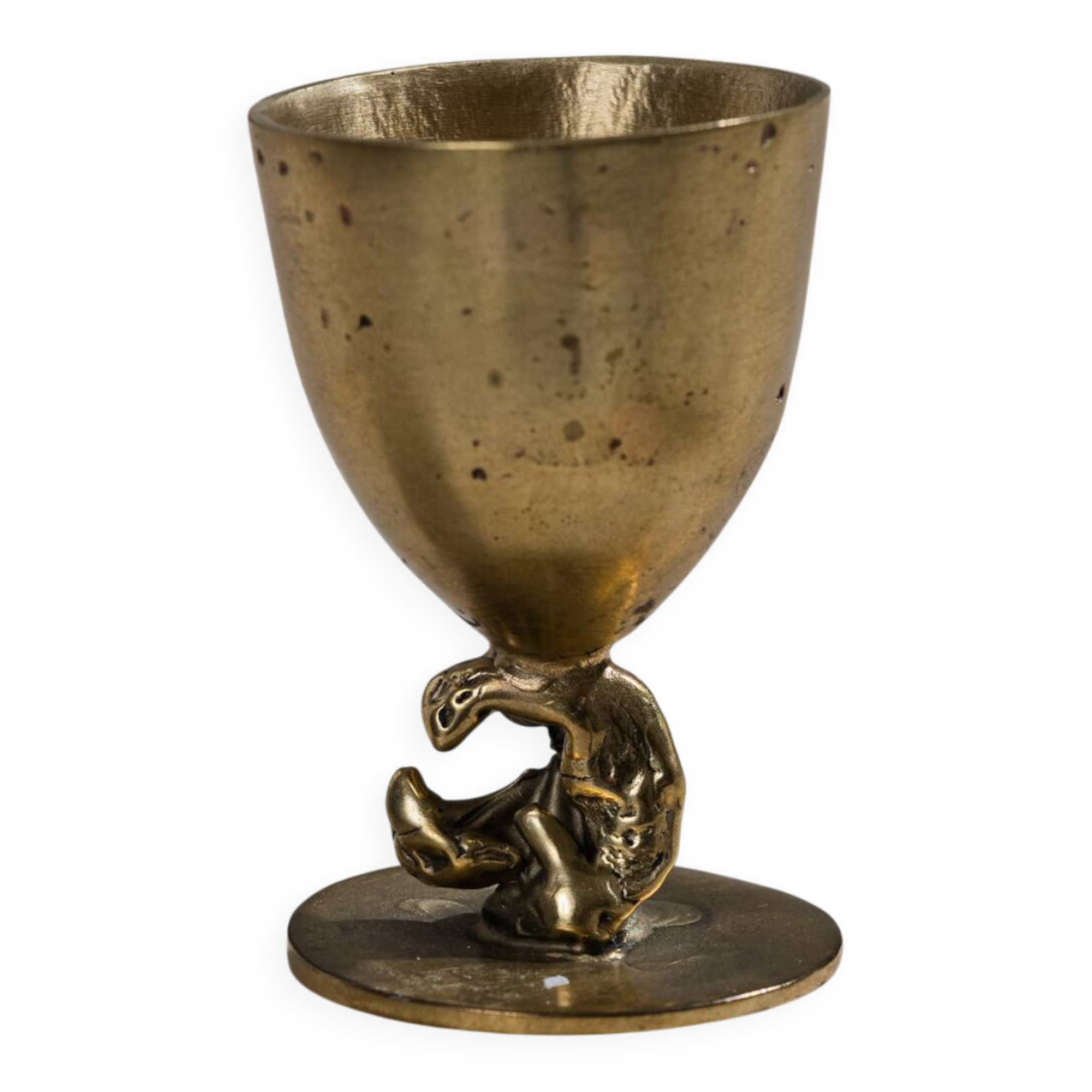Cluster Grail No. 7 brass egg cup
