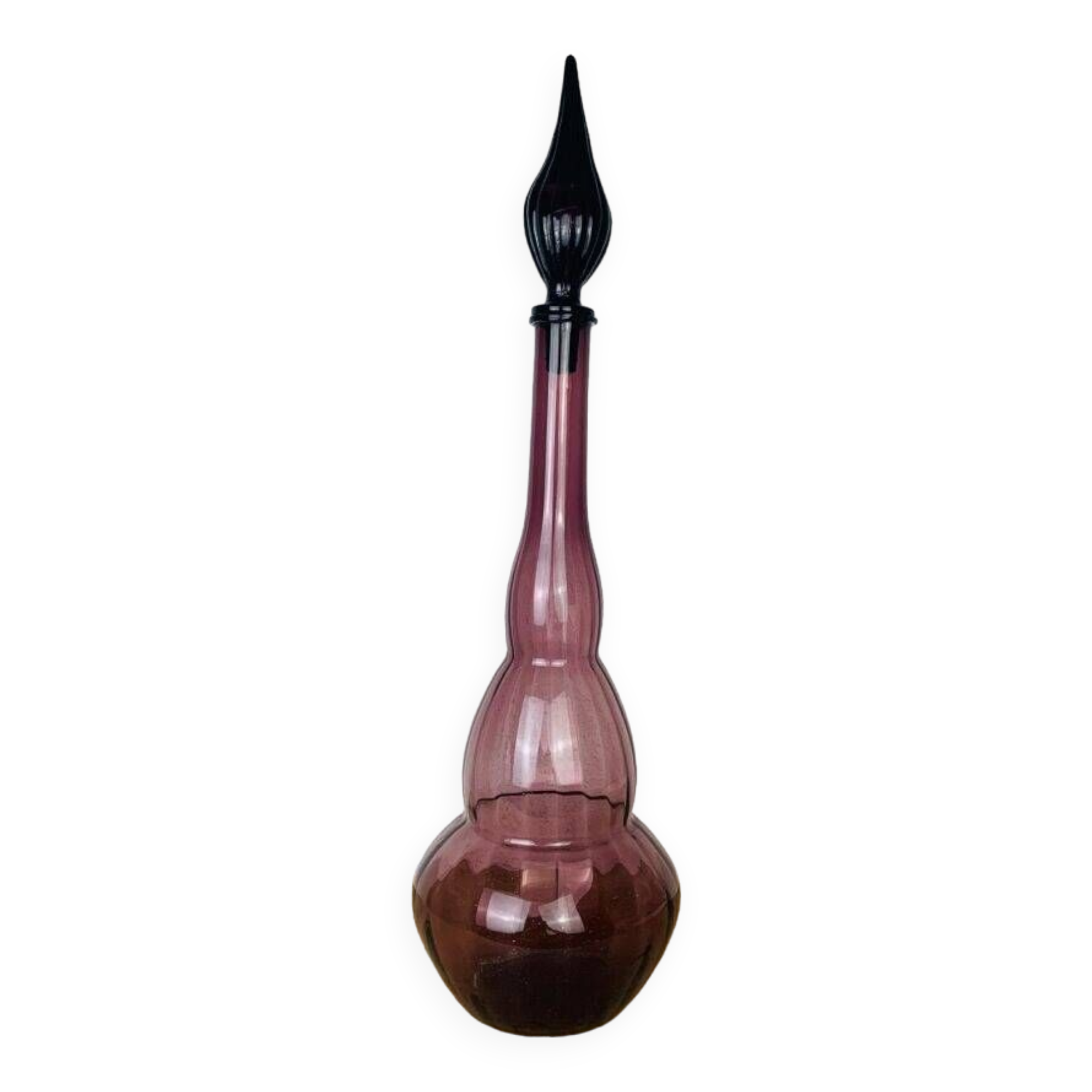 Empoli Italian carafes 66 cm mouth blown glass