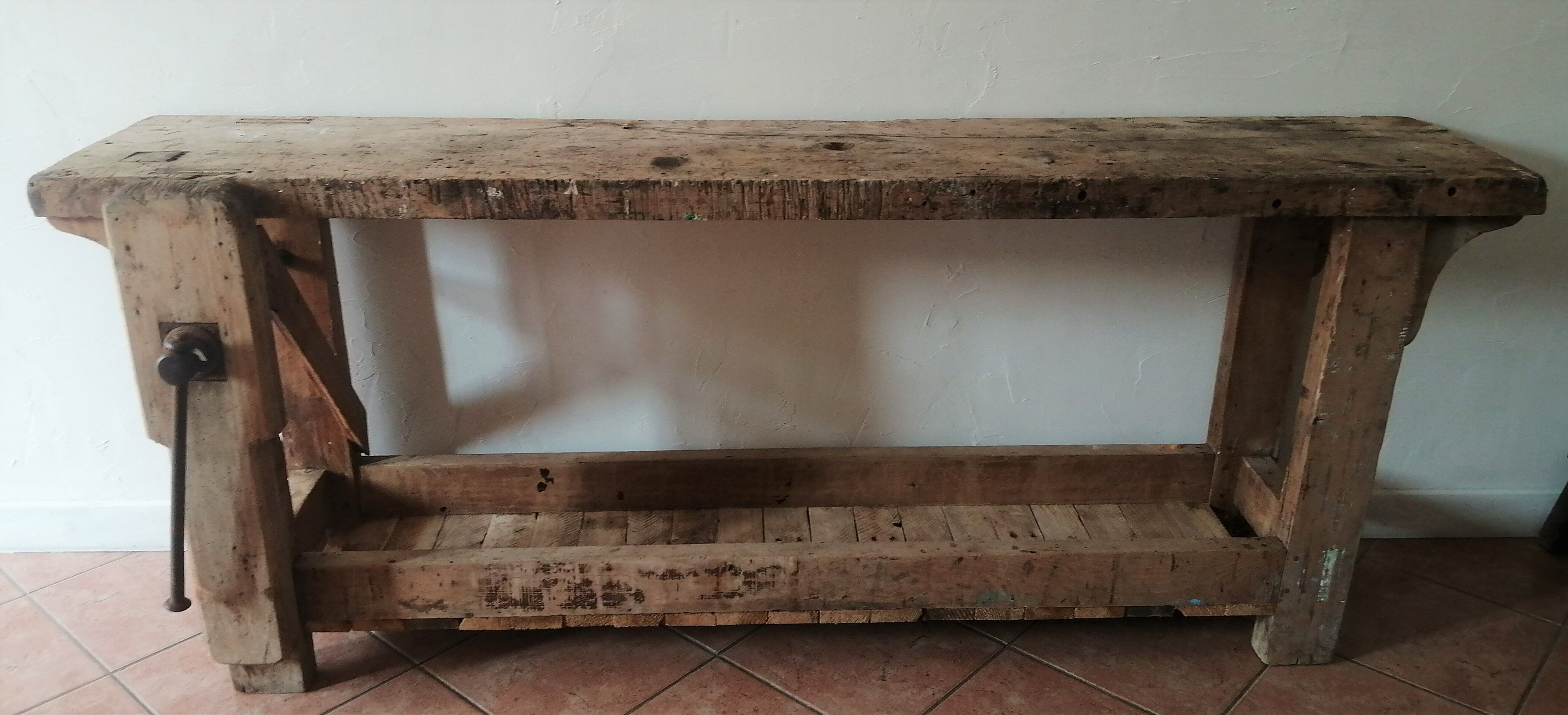 Former carpenter's workbench