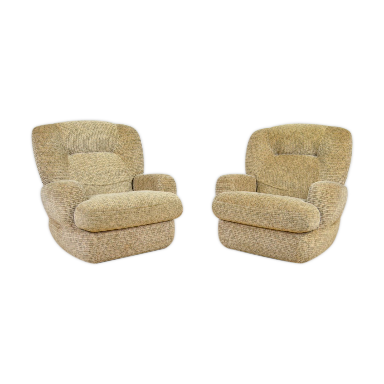 Pair of vintage armchairs 1980