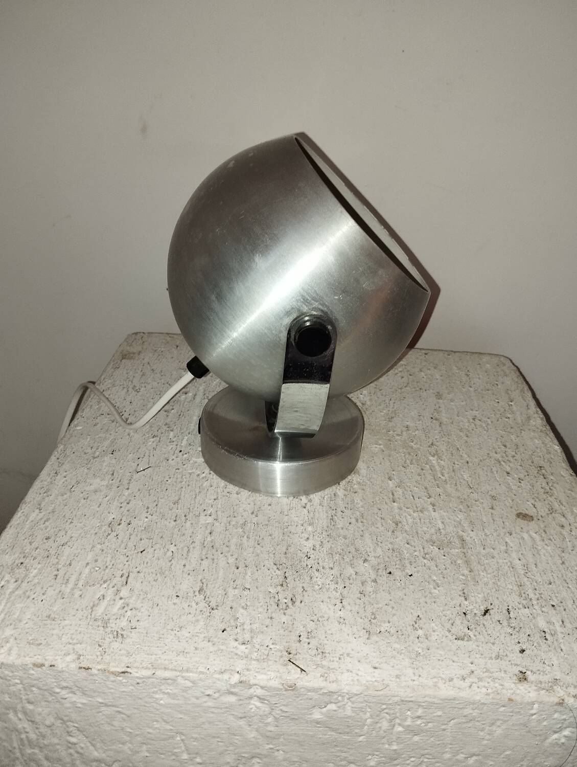 Aluminum ball wall lamp Space age design 70