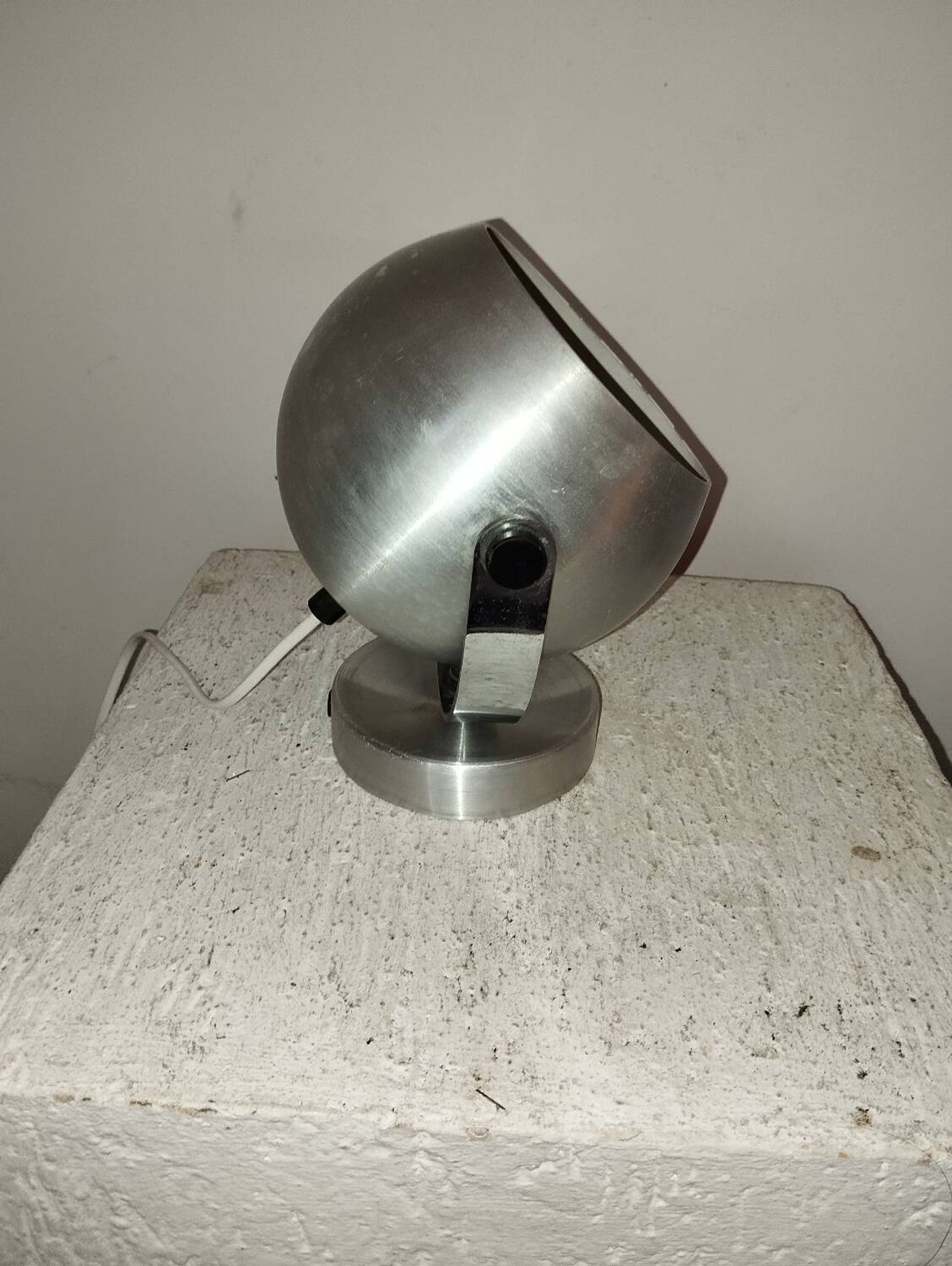 Aluminum ball wall lamp Space age design 70