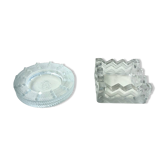 Lalique two ashtrays