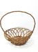 Vintage rattan fruit basket, 1960