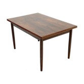 Table à manger extensible en bois de rose, design danois des années 1960