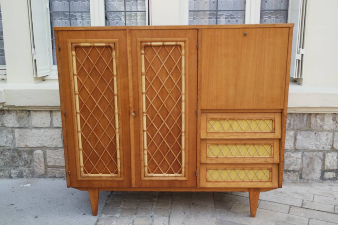 Rattan cabinet