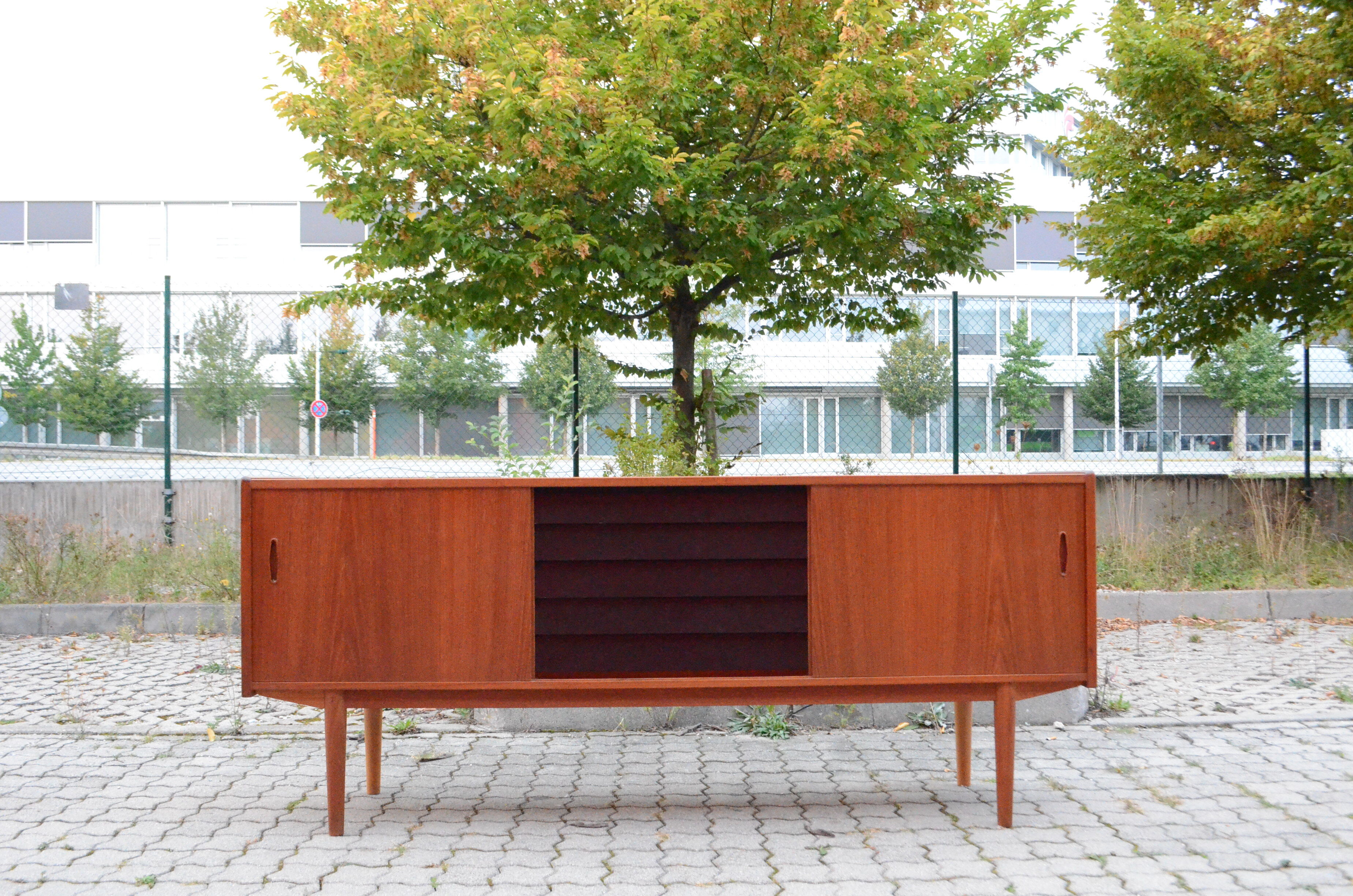DAnish Modern Teak Model Trio Sideboard by Nils Jonsson for Hugo Troeds, 1960s
