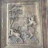 Medieval style airbrushed dresser