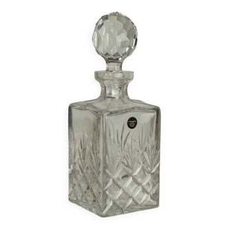 Lancel Paris vintage crystal whiskey decanter