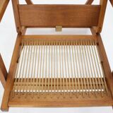 Hans J. Wegner Oak Reclining Lounge Chair Model AP71, Denmark 1968