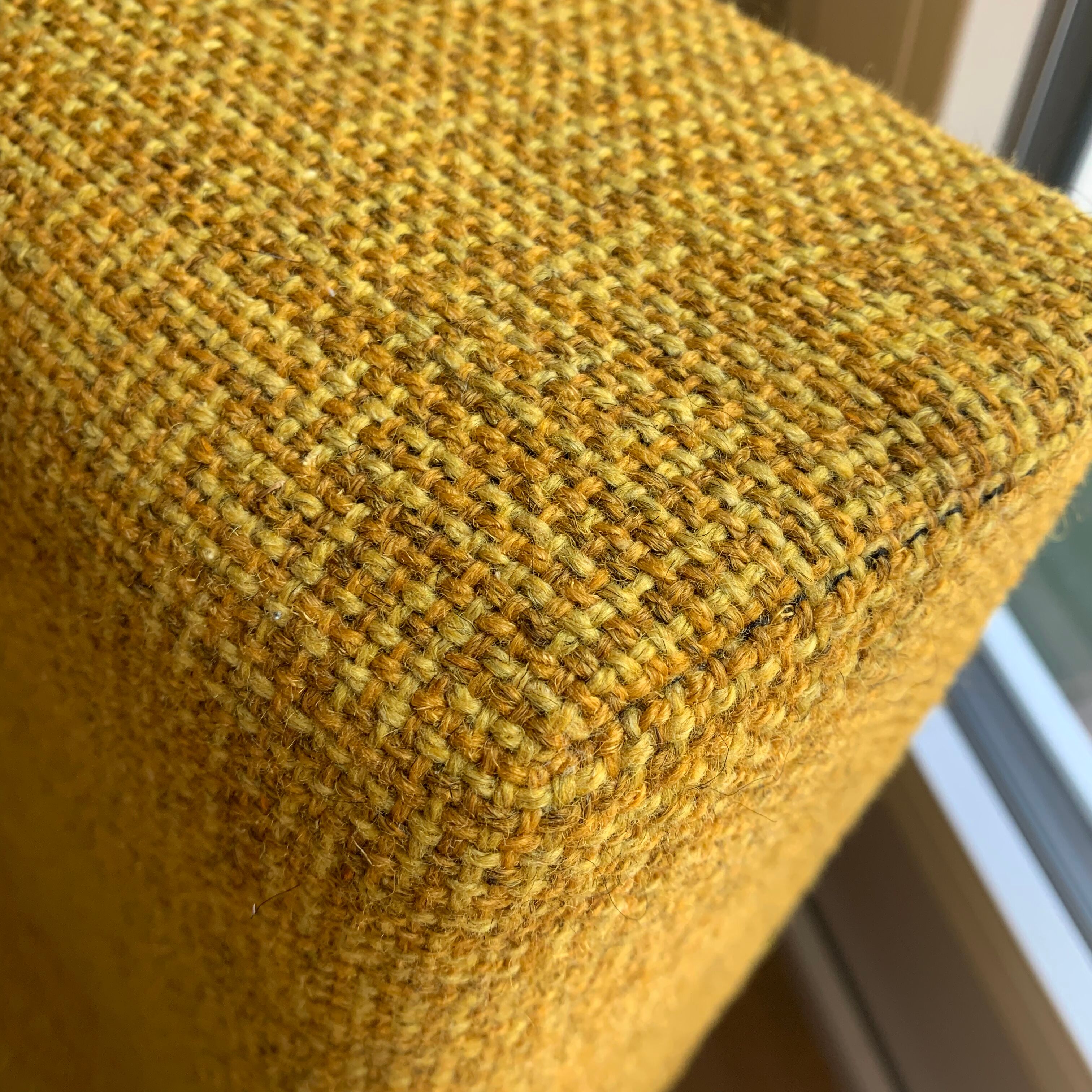 Vintage mustard yellow armchair