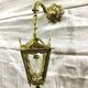 Bronze lantern with starry glasses