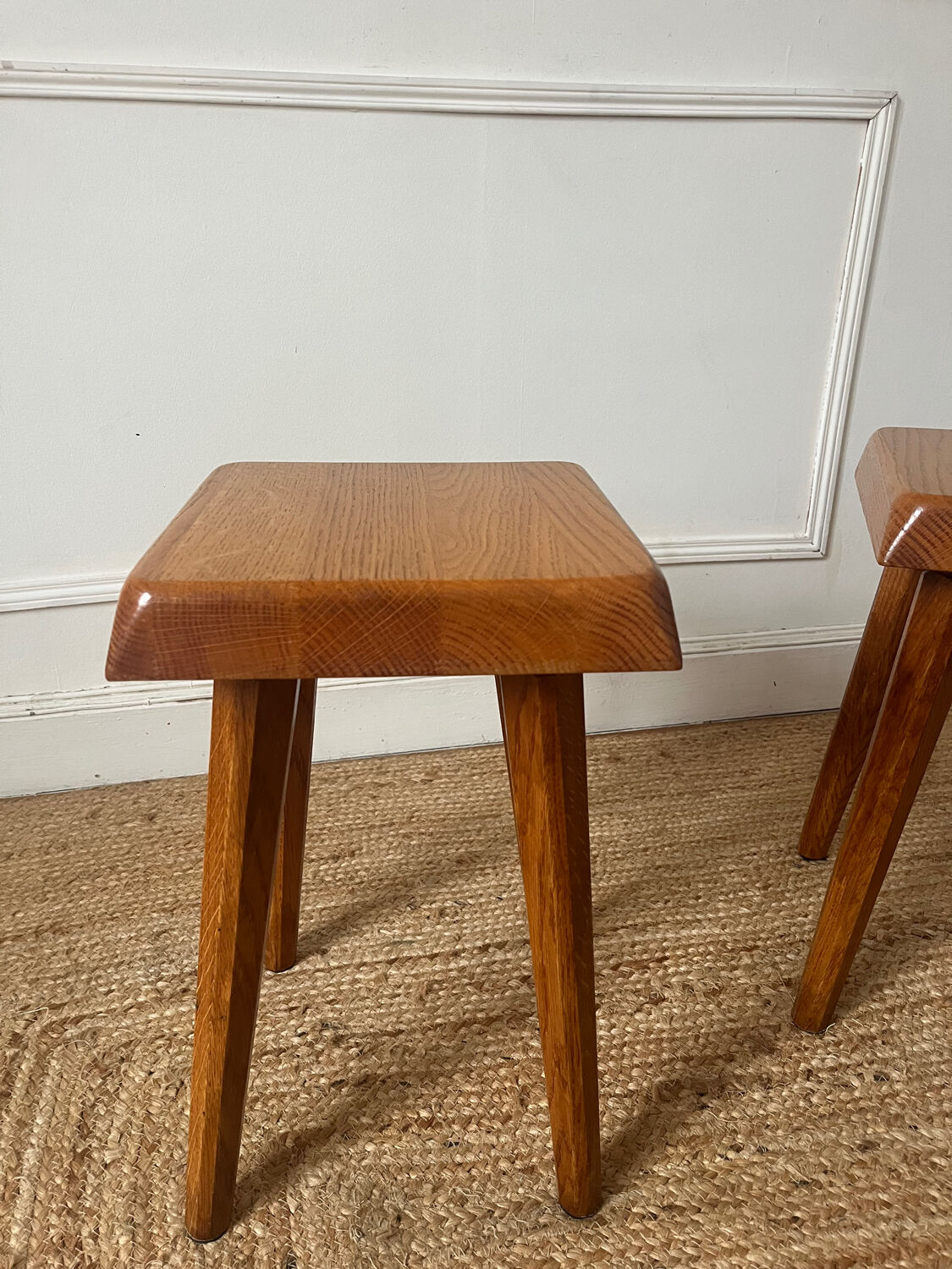 Elm stool S01 Pierre Chapo