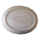 Plat porcelaine giraud
