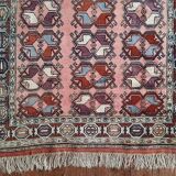 Handmade Turkmen silk carpet 163x117cm