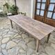 Antique oak farmhouse table
