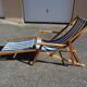 Vintage garden deckchair from the 60s