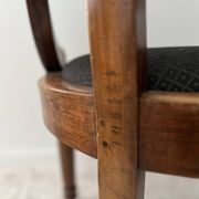 Restoration armchair in mahogany