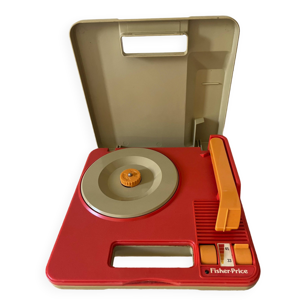 Vintage Fisher Price 45T/33T record player Selency