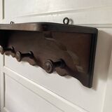 Wooden coat rack, hat rack