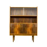 Display Cabinet in Walnut, type 1050, Poland, 1960s