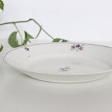 Round dish Saint Amand, 1940, French manufacture, vintage