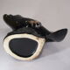 Soliflore ceramic fish vintage